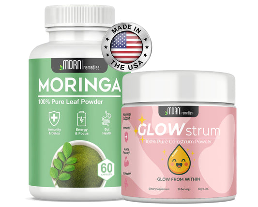 Gut & Glow Bundle - Pure Moringa & Glowstrum